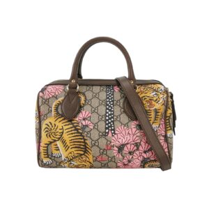 Gucci GG Boston Bag Tiger and Floral Print